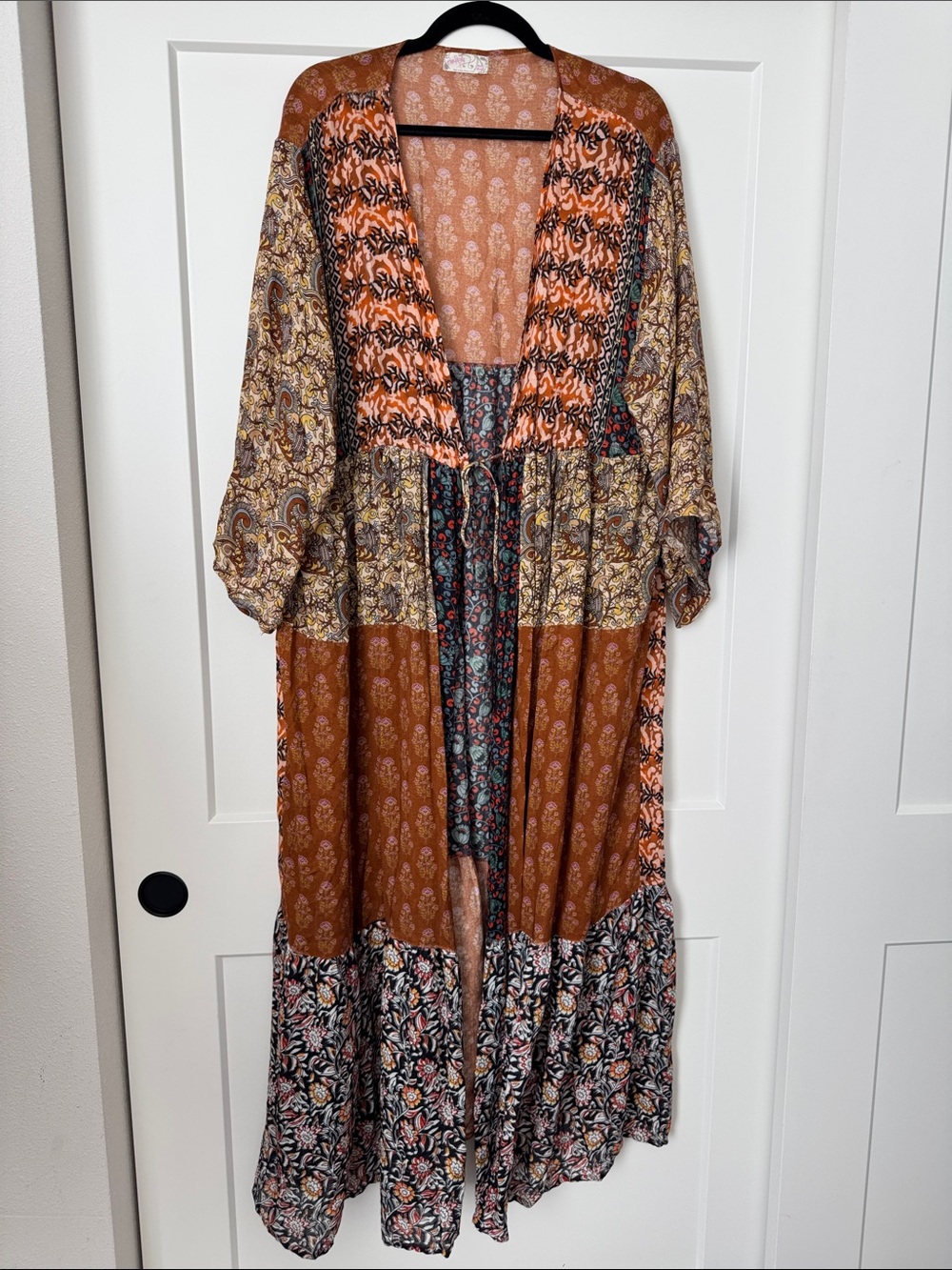 Free People Bombay Mixed Print Kimono - Picture 2 of 16